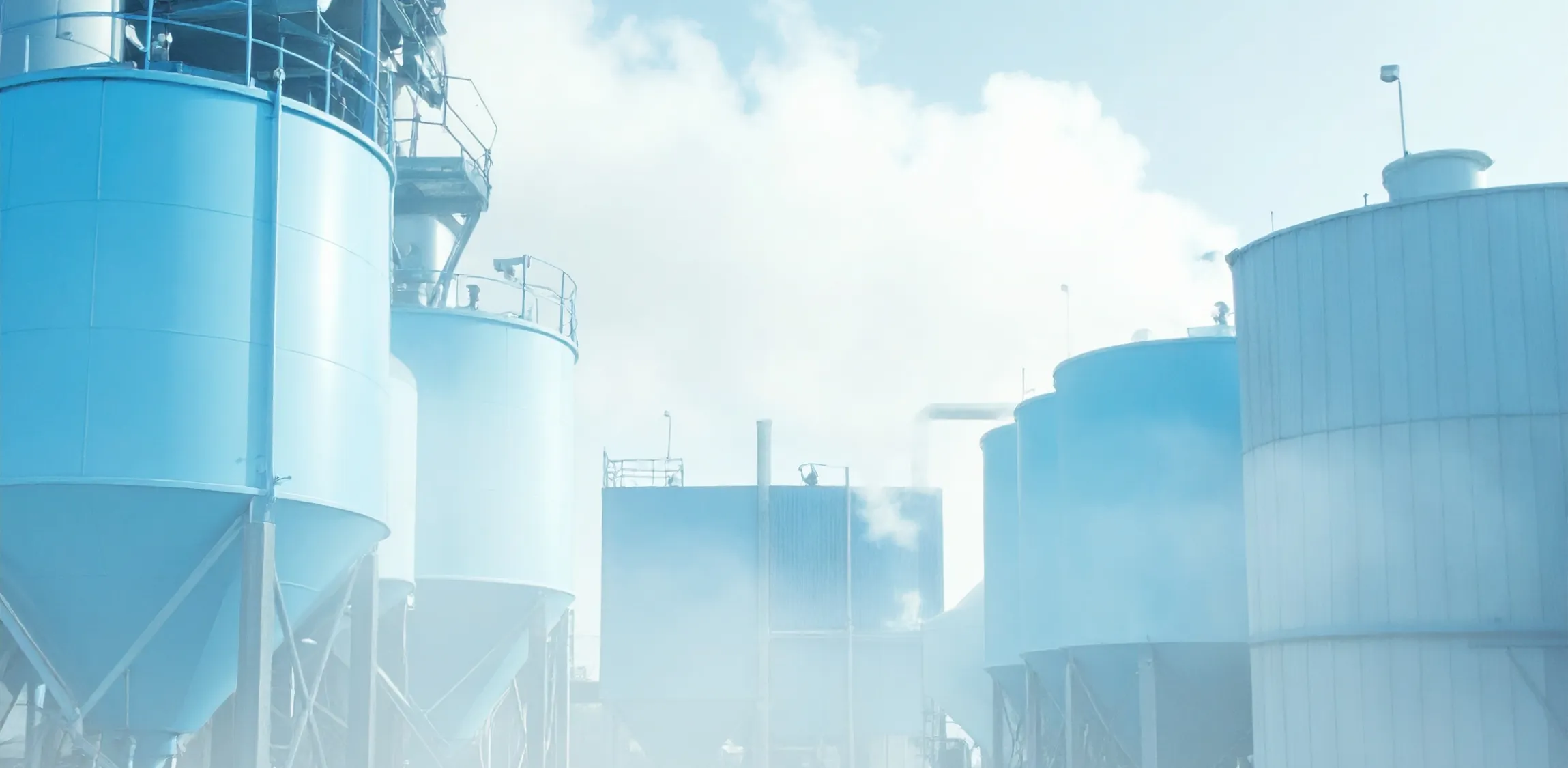 Firefly industrie alimentaire avec vapeur dans le ciel qui sort chaleur 112791